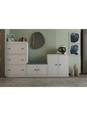 Vivense Bk Concept Ayakkabılık, 7 Kapaklı, KBR-AYK-1004