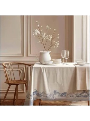 Vivense Masal Ormanı Pamuk Masa Örtüsü, 100X100 cm