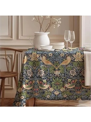 Vivense Doğa Esintisi Pamuk Masa Örtüsü, 100X100 cm