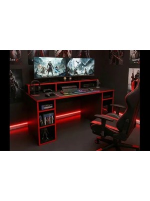 Vivense Arena Rgb Işıklı Ledli Uzaktan Kumandalı Oyuncu Masası