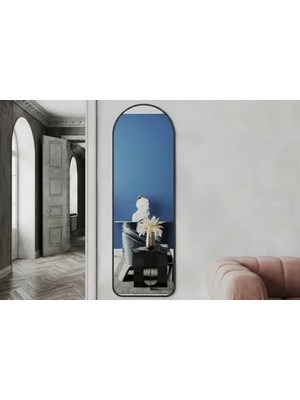 Vivense Lumi Metal Çerçeveli Boy Aynası, Siyah, 180X70 cm