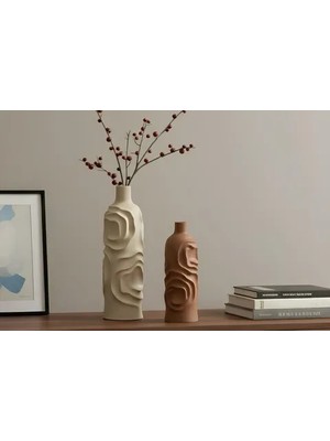 Vivense Soyut Desen Vazo Set