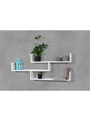 Vivense Zen Duvar Rafı, Beyaz