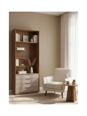 Vivense Renata Fonksiyonel Bölmeli Dolap, 4 Çekmeceli