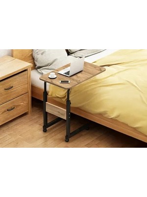 Vivense Yükseklik Ayarlı Laptop ve Servıs Sehpası, Atlantik Çam