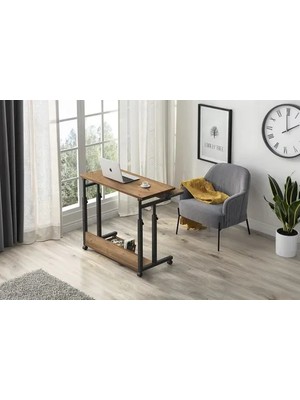 Vivense Yükseklik Ayarlı ve Klavyelıklı Çalışma Masas, Çam, 80X40