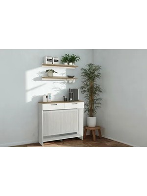 Vivense Solana Petek Üstü Dresuar, Kahve Köşesi, 110 cm