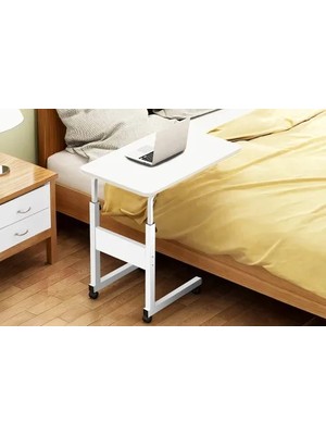 Vivense Yükseklik Ayarlı Laptop ve Servis Sehpası, Beyaz