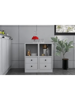 Vivense Bk Çok Amaçlı Dolap, 2 Çekmeceli, Çad