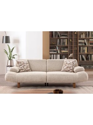 Vivense Rovena Üçlü Koltuk, Kum Beji