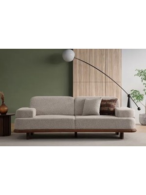 Vivense Evora Üçlü Koltuk, Bej