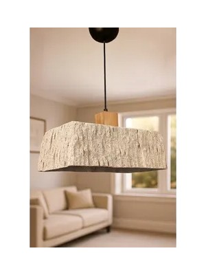 Vivense Monalitha Handmade Karbon Beton Avize