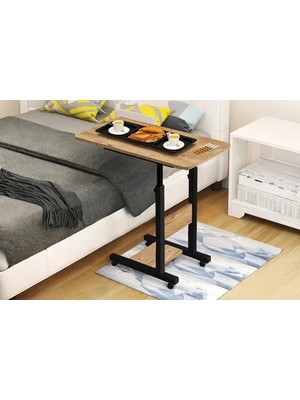 Vivense Yükseklik Ayarlı Hasta Sehpası, Atlantik Çam 70X40