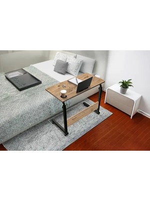Vivense Bambu Yükseklik Çalışma Masası, Atlantik Çam, 80X40