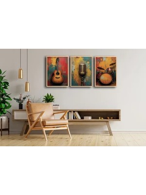 Vivense Müzik Tablo Seti, 40X50