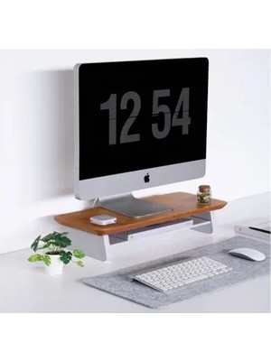 Vivense Küçük Monitör Standı, Meşe