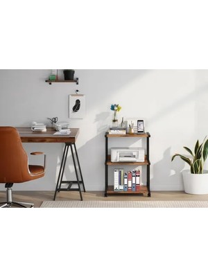 Vivense Raflı Yazıcı Sehpası, Atlantik Çam, 45X30