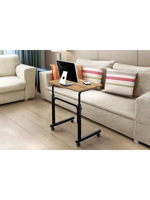 Vivense Yükseklik Ayarlı Laptop Sehpası, Atlantik Çam, 70X40