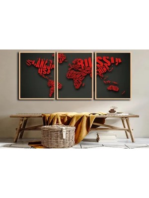 Vivense Red Wold Tablo Seti, 50X70