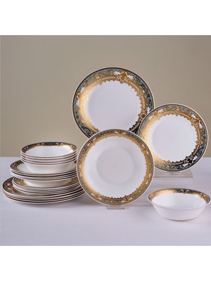Karaca Royal Opal 24 Parça 6 Kişilik Yemek Takımı