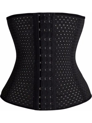 Doğum Sonrası Toparlayıcı Lohusa Korsesi 3 Kademeli Kadın 3XL Siyah Regular Kalıp