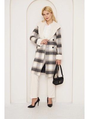 bebekokusu Kürklü Ekose Kaban