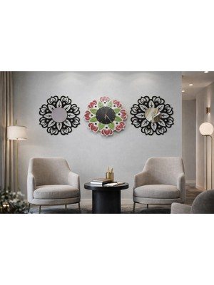 Modern 40 cm Duvar Saati, Şık ve Zarif Tasarım, Salon ve Oda Dekoru Için