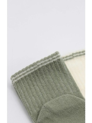 İsmiyle Al Mey Ithalat® Çemberli Basic Penye Kaymaz Soket Çorap 2li 10146 Nil