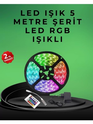 Midas Toptan Home Pratik Kurulumlu 5 Metre Kumandalı Şerit LED