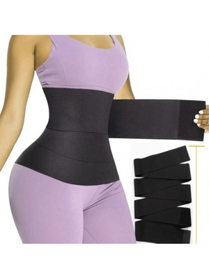 4 Metre Kemer Waist Trainer Bele Dolamalı Kum Saati Göbek Korsesi