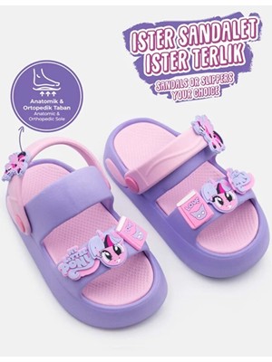 Kocamanlar Ayakkabı Kocamanlar 4505 Hafif Rahat Taban Okul Kreş Havuz Günlük Unisex Çocuk Terlik