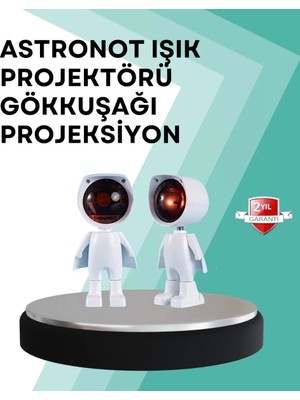 Midas Toptan Home 360° Ayarlanabilir Başlıklı Astronot Gece Lambası
