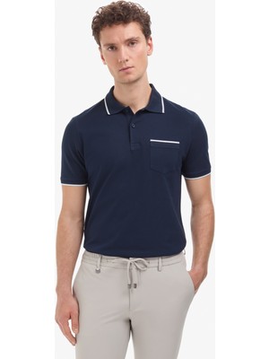 Pierre Cardin Erkek Lacivert Regular Fit Tişört 50327859-VR033