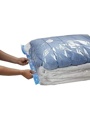 Calperia 3 Adet Büyük Boy Vakuumlu Poşet, 80X100 cm Boyutunda