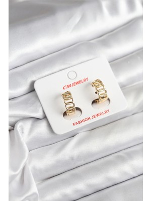 bebekokusu Tegan 14K Gold Renk Kaplama Samanyolu Model cm Kadın Küpe TG27BKP11406