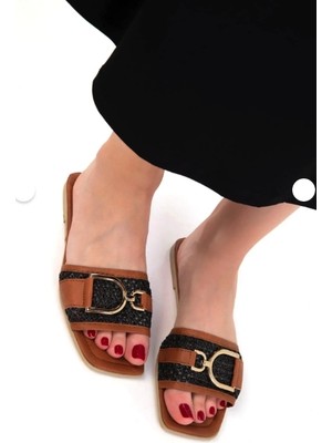 bebekokusu Pıer Siyah Cilt Terlik