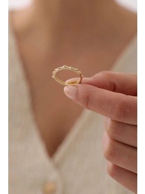 Yavuz Kuyumculuk 14 Ayar Altın Antique Kemik Yüzük