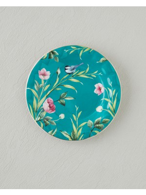English Home Vanilla New Bone China Pasta Tabağı 16 cm Turkuaz