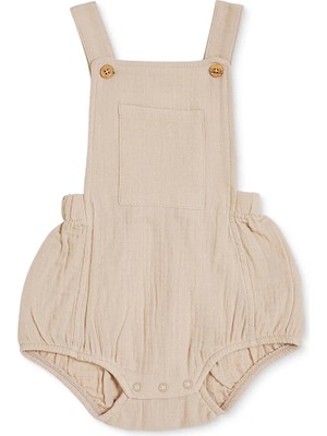 Hellobaby Erkek Bebek Salopet Düğmeli Bisiklet Yaka Atlet Lastikli