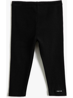 Koton Fitilli Basic Tayt Etiket Detaylı Beli Lastikli