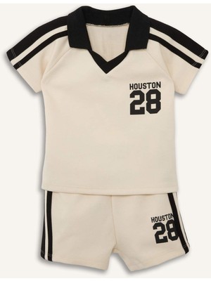 DeFacto Relaxed Fit Baskılı 2li Takım Erkek BEBEK H1978A526SM