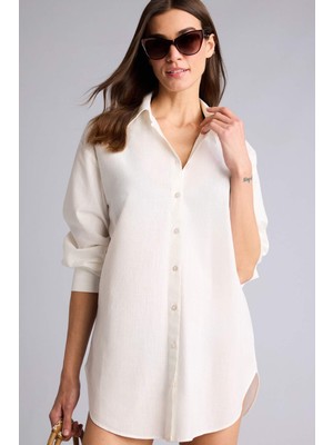 DeFacto Regular Fit Pamuklu Plaj Kıyafeti W8241AZ26SM