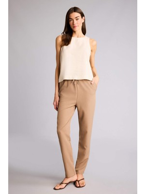 DeFacto Slim Fit Yüksek Bel Jogger Paça Pantolon H8464AX26SM