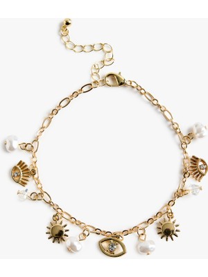Koton Charm Detaylı Zincir Bileklik