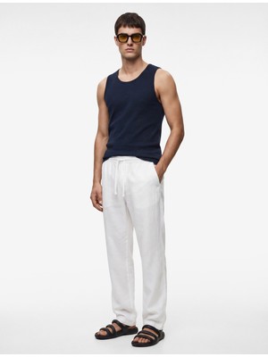 Koton Pamuklu Kolsuz Bisiklet Yaka Slim Fit Atlet