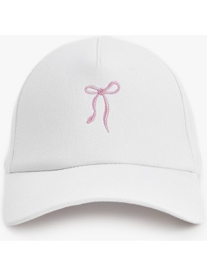 Koton Pamuklu Nakış Detaylı Kep Şapka