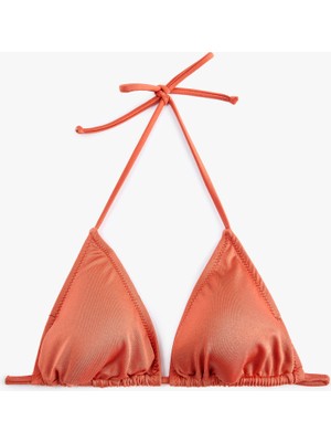 Koton Boyundan Bağlamalı Üçgen Bikini Üstü