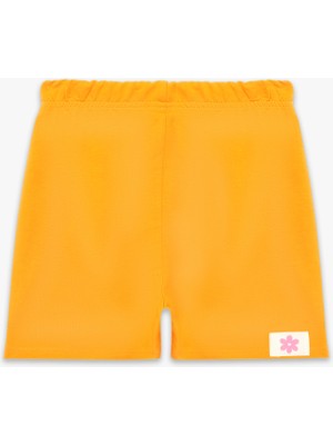 Koton Beli Lastikli Etiket Detaylı Pamuklu Şort