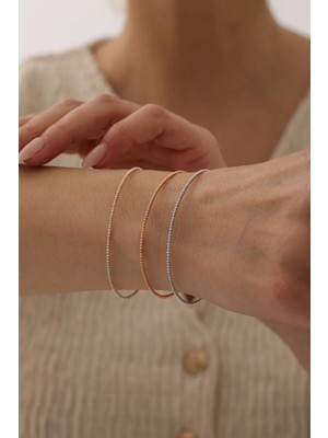 Yavuz Kuyumculuk 14 Ayar Altın Üç Renk Dorika Toplu Kelepçe