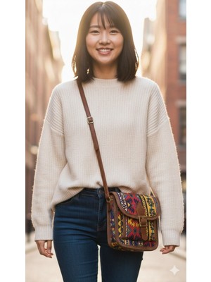 Karma Shop Geleneksel Iran Motifli Omuz Çantası